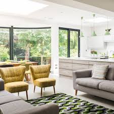 Another significant drawback may be higher costs in keeping the larger, open area, cool in the the modular open concept floor plan brings the kitchen, the living room, and the dining room together. Large Open Plan Kitchen Living Area Whaciendobuenasmigas