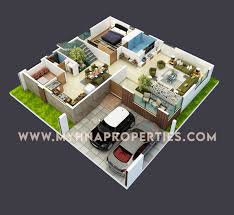 2 bedroom, 2 bath home. 40x40 East Facing Myhna Medows