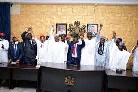 He ran successfully for the office of governor in april 2015 on the platform of people's democratic party (pdp). Jfhnhbaclblu2m