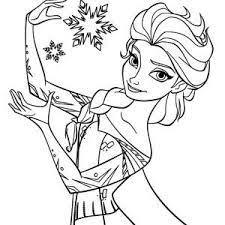 This coloring sheet shows elsa displaying her magical powers on bruni, the salamander. Elsa Coloring Pages Snowflake Coloring Pages Disney Coloring Pages