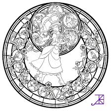 Jane Stained Glass Window Tarzan Jane Mandala Coloring Pages Disney Coloring Pages Coloring Pages