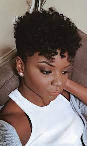 Tapered Short Natural Haircut Short Natural Haircuts Short Natural Hair Styles Stylish Short Hair