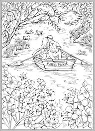 Welcome To Dover Publications Ch Romantic Country Scenes Abstract Coloring Pages Love Coloring Pages Coloring Pages
