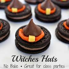 25 School Halloween Party Ideas For Kids Class Games Treats Crafts And Activities For All Grades Halloween Food For Party Halloween Treats Witch Hat Cookies