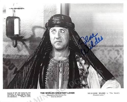 Signed Photo in "The Worlds Greatest Lover" by Gene Wilder | - Biblio