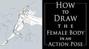 Now it is time to give our superhero a friendly face. How To Draw The Female Body In An Action Pose Youtube