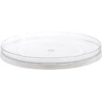 The material is thinner to prevent your boxes from tipping over when spinning your lazy susan. Lazy Susan Shelf Liner Wayfair