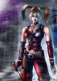 It'd be a shame to get blood all over my nice new outfit ~~♥. my take on harley, i really like her look in arkham city. Pin On Harley Quinn Harleen Quinzel
