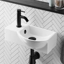 Bathroommountain Co Uk Trent Matt Black Cloakroom Basin Mixer Tap Basin Mixer Cloakroom Basin Basin Mixer Taps