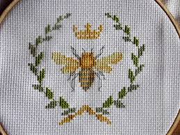 $8.98 save $0.00 (0%) sale: Bees Cross Stitch Transfer Pattern Queen Bee Cross Stitch Project Cross Stitch Stitch Projects Cross Stitch Patterns
