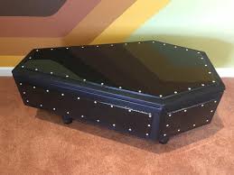 Coffin Coffee Table In 2020 Coffee Table Coffin Coffee And End Tables