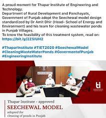 School Of Energy And Environment Thapar Institute Of Engineering And Technology