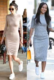 How To Flawlessly Pair Summer Dresses With Sneakers Vestidos Estilosos Como Combinar Roupas Vestido Com Tenis