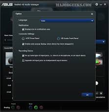 If your driver is experiencing a glitch, it's easy to download and reinstall the driver. Download Realtek High Definition Audio For Vista Windows 7 Windows 8 And Windows 10 Majorgeeks