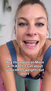 This month on Move With Adell, we’re blending yoga + weights (yes, like dumbbells) because building muscle = building freedom. Think: deadlift ️ vinyasa ️ bent-over row ️ crow pose Yoga + gym = the ...