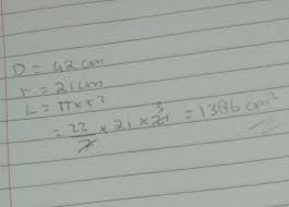 Sebuah Taman Berbentuk Lingkaran Dengan Diameter 42 Cm Luas Taman Tersebut Adalah Cm Brainly Co Id
