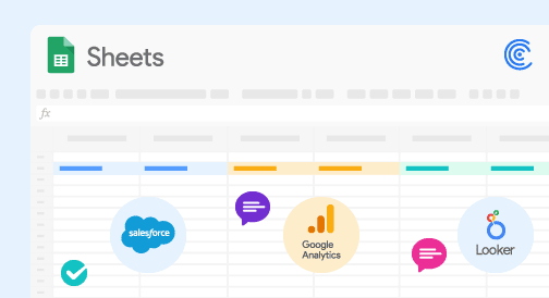 New usability features in Connected Sheets