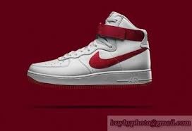 Mens And Womens Nike Af1 Bruce Kilgore Devise Nike Air Force 1 743546 100 Sneaker Lovers Shoes White Red 98 00usd Nike Air Force Nike Air Force 1 High
