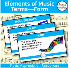 Teaching form to music students provides them with clear, rich connections on how the elements of timing and pitch combine to create music. Form Or Structure Elements Of Music Terms By Jooya Teaching Resources