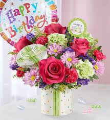 Happy Birthday Present Bouquet Flowers Plants Fleurs Blumen Afflink Happy Birthday Flower Birthday Flowers Birthday Bouquet