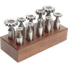 10 Pc Woodruff Key Cutter Set