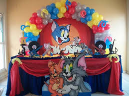 Tom Jerry Birthday Party Ideas Photo 11 Of 13 Kids Themed Birthday Parties 1st Birthday Party Themes Tom And Jerry Kids