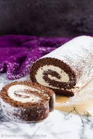 Chocolate Swiss Roll Recipe Chocolate Roll Chocolate Swiss Roll Cake Roll