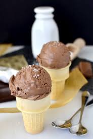 Salted Caramel Hot Chocolate Ice Cream Iowa Girl Eats Recipe Hot Chocolate Ice Cream Chocolate Ice Cream Hot Chocolate Recipes