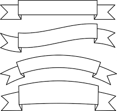 Black And White Ribbon Banner Clip Art Simple Line Banners Jpg Banner Clip Art Free Frames Banner