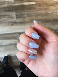 The pink color is always popular. Blue Coffin Acrylic Tips Acrylic Nails Coffin Short Short Acrylic Nails Designs Pink Nails
