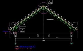 Detail atap baja ringan dwg. Rangka Atap Baja Ringan Autocad