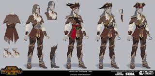 Total War Warhammer 2 Curse Of The Vampire Coast Units Artstation Total War Warhammer Ii Vampire Coast Dlc Evgeniya Egorova Creative Assembly Vampire Warhammer