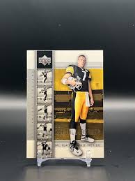 Ben Roethlisberger 2004 Upper Deck NFL Players Rookie Premiere Rookie Card  #2 | Inox Wind