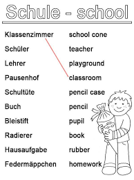 Online übungen & arbeitsblätter zum englischlernen. Kostenlose Malvorlage Englisch Lernen Schule Zum Ausmalen