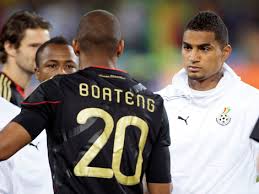 Kevin and jerome boateng started their amateur football career at hertha berlin academy and both made it big in their careers. Brother Vs Brother 2014 World Cup Jerome Boateng Faces Off Against Kevin Prince Boateng The Standard Sports