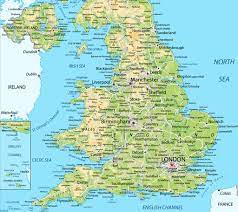 Switch between scheme and satellite view; Landkarte England Reiseangebote