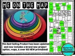 Me On The Map Flip Book Map Skills Map Activities Geography Map Skills Map Activities Teaching Map Skills