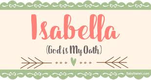 This name was borne by many medieval royals, including queen consorts of england, france, portugal, the holy roman empire and hungary, as well as the powerful ruling queen isabella of castile (properly called isabel). Isabella Name Meaning Popularity And Info On Babynames Com