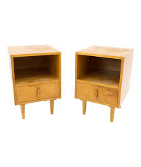 Okay, so i have this nightstand and that matches my entire bedroom set, but i only have 1 and i would like one for each side of my bed. Stanley Young For Glenn Of California Blonde Nightstands Matching Pair