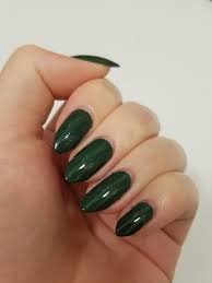 Dark Green Forest Green Emerald Green Nails Topshop Tumble Green Acrylic Nails Rounded Acrylic Nails Green Toe Nails