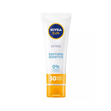 3x50ml nivea sun beauty protect moisture sunscreen face sun block spf 50 pa++. Full Ingredients List Sun Uv Face Soothing Sensitive Sun Cream Spf50 Nivea Skincarisma