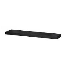A perfect place for the things you like the most, need every day or that you want your guests to notice. Lack Wall Shelf Black Brown 110x26 Cm Ikea