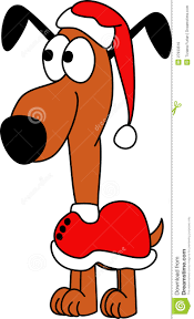 Polish your personal project or design with these christmas dog transparent png images, make it even more personalized and more attractive. Cute Christmas Dog Cartoon Stock Illustration Illustration Of Drawing 27933516