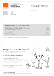 Pagar tu factura de orange es muy fácil y lo puedes hacer vía online. Afla Ce Reprezinta Informatiile De Pe Factura Ta