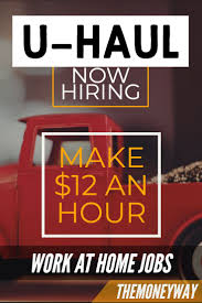 U Haul Is Now Hiring Work From Home Job Work From Home Jobs Working From Home Work From Home Moms