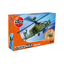 Apache helicopters also played a major role in the liberation of kuwait. Airfix Quick Build Apache Helicopter Slot Car Union