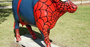 Spider Cow Another Of The Arty Cows Around Shepparton Quirky Cow Arty Quirky