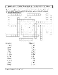 Are You An Educator Looking For Periodic Table Puzzles For Your Students Free Interactive Fun Puzzle To Engage Students Chem Crossword Periodic Table Puzzle
