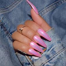 Professionally performed and cute long nails pattern on nails can be done not only with the help of this manicure tool is ideal for cute long nails and for use at home. Amazing Long Nails On Pink Miladies Net