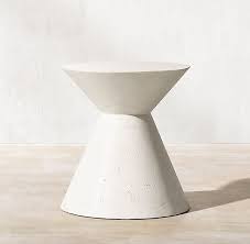 Geometric Concrete Side Table In 2020 Geometric Side Table Side Table Concrete Bedside Tables